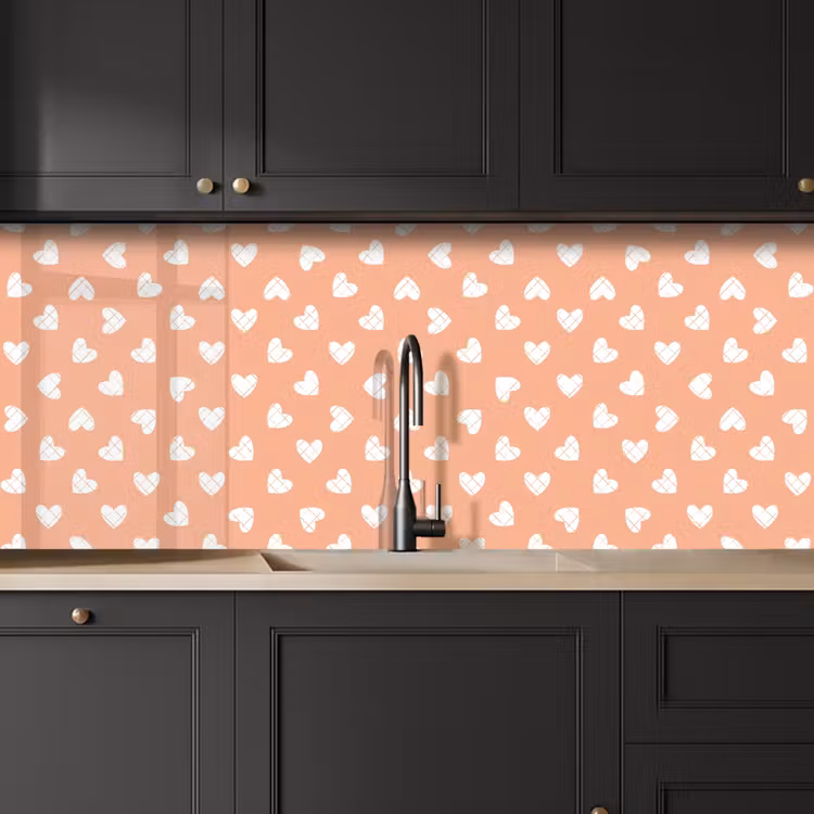 Patronen - Abstract - Hart - Geometrie keuken achterwand 2 middel 871 -sfeer1
