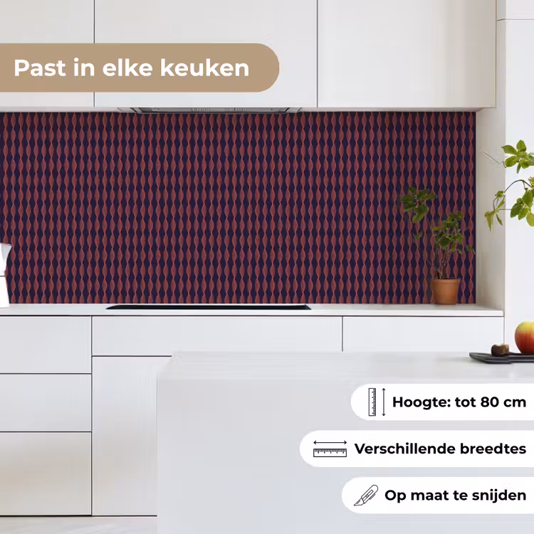 Patronen - Abstract - Vintage keuken achterwand 2 middel 871 -sfeer4_NL