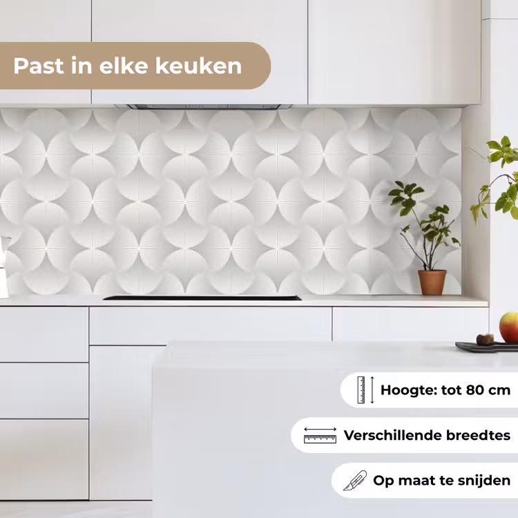 Patronen - Zilver - Retro keuken achterwand 2 middel 871 -sfeer4_NL