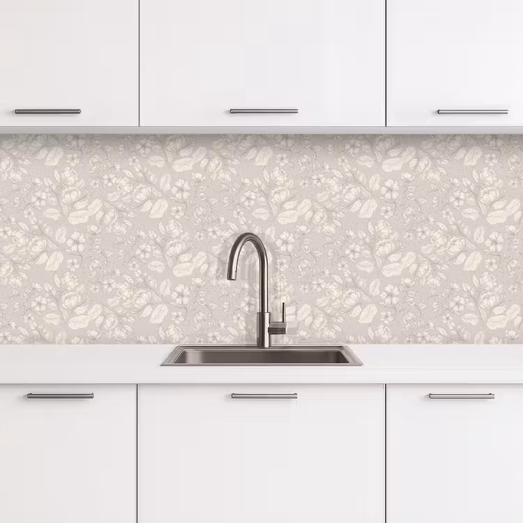 Pioenrozen - Bloesem - Bessen keuken achterwand 2 middel 871 -3d