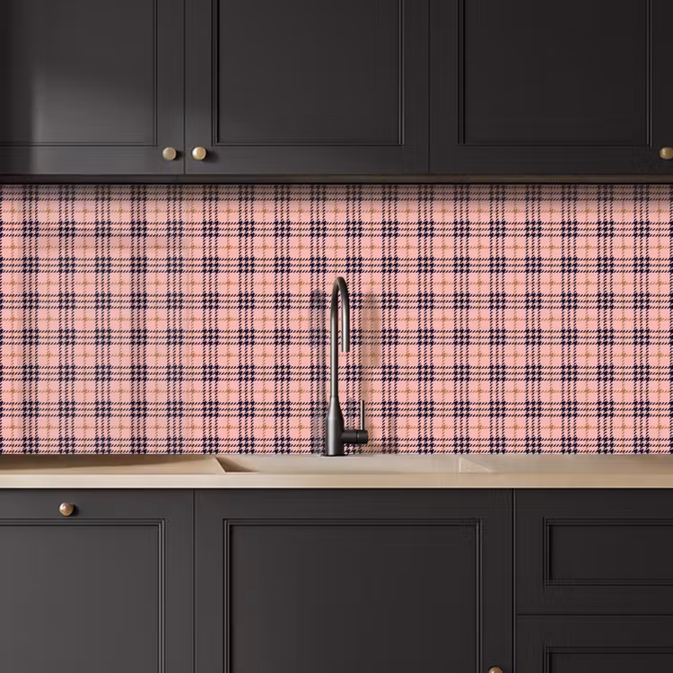Plaid - Patroon - Schotse - Roze keuken achterwand 2 middel 871 -sfeer1