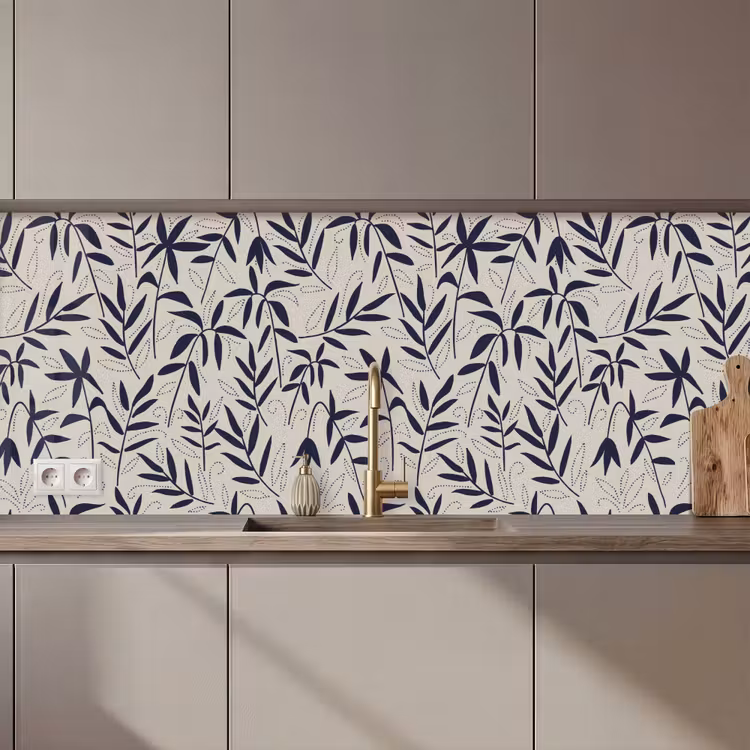 Planten - Japan - Patronen keuken achterwand 2 middel 871 zz_3dshopping