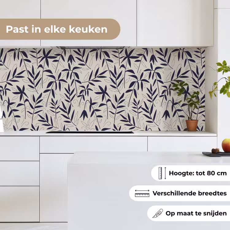 Planten - Japan - Patronen keuken achterwand 2 middel 871 -sfeer4_NL