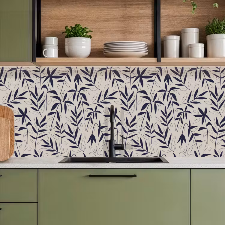 Planten - Japan - Patronen keuken achterwand 2 middel 871 -sfeer3