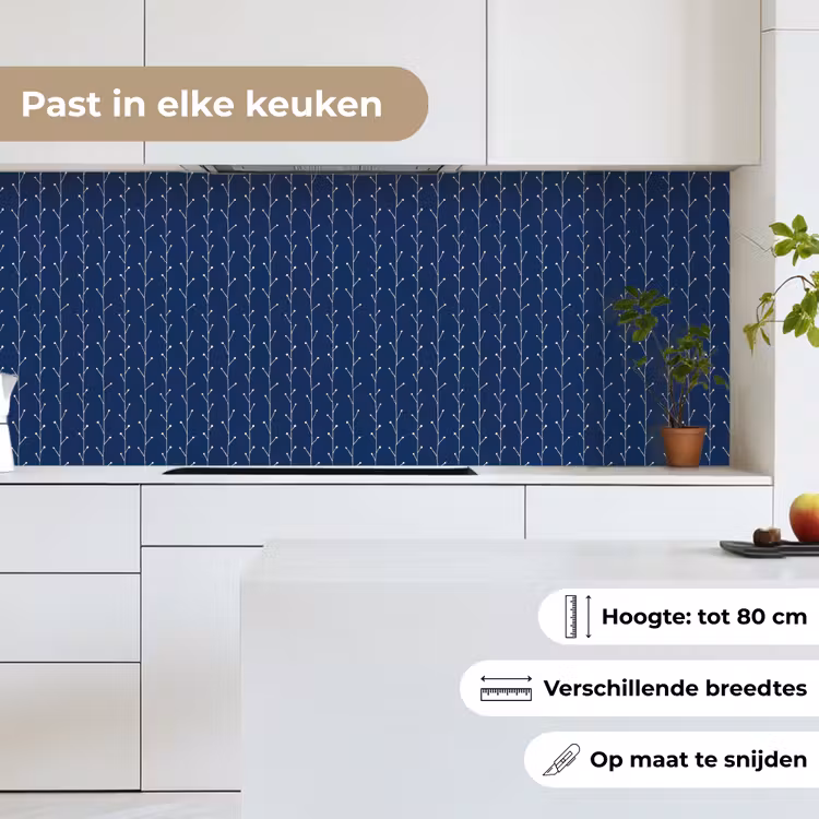 Planten - Patroon - Japan keuken achterwand 2 middel 871 -sfeer4_NL