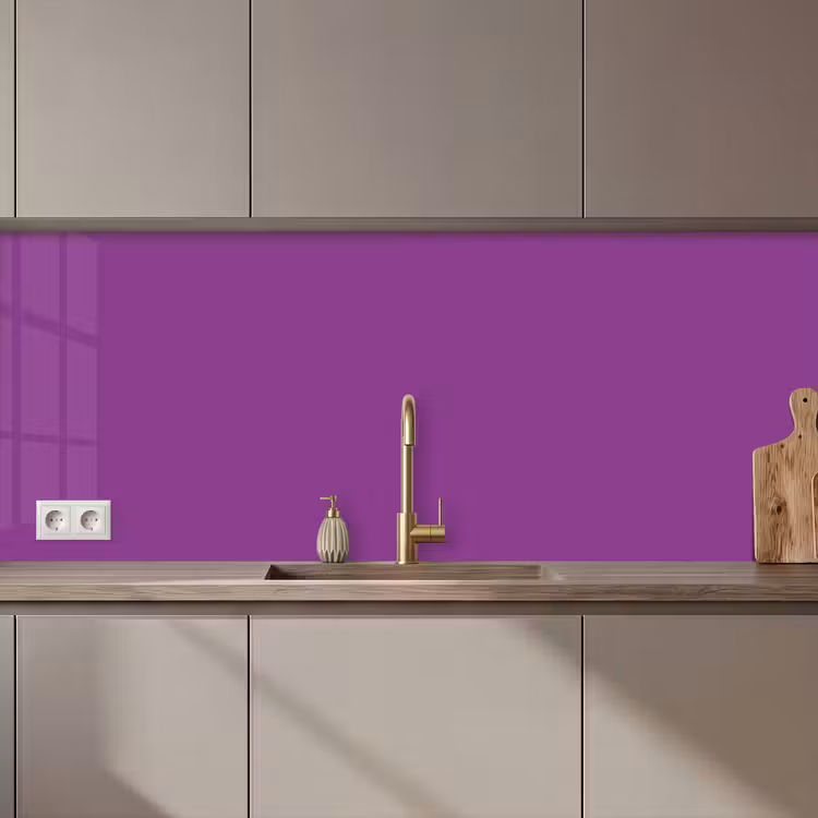 Paars - Kleuren - Effen keuken achterwand 2 middel 871 zz_3dshopping
