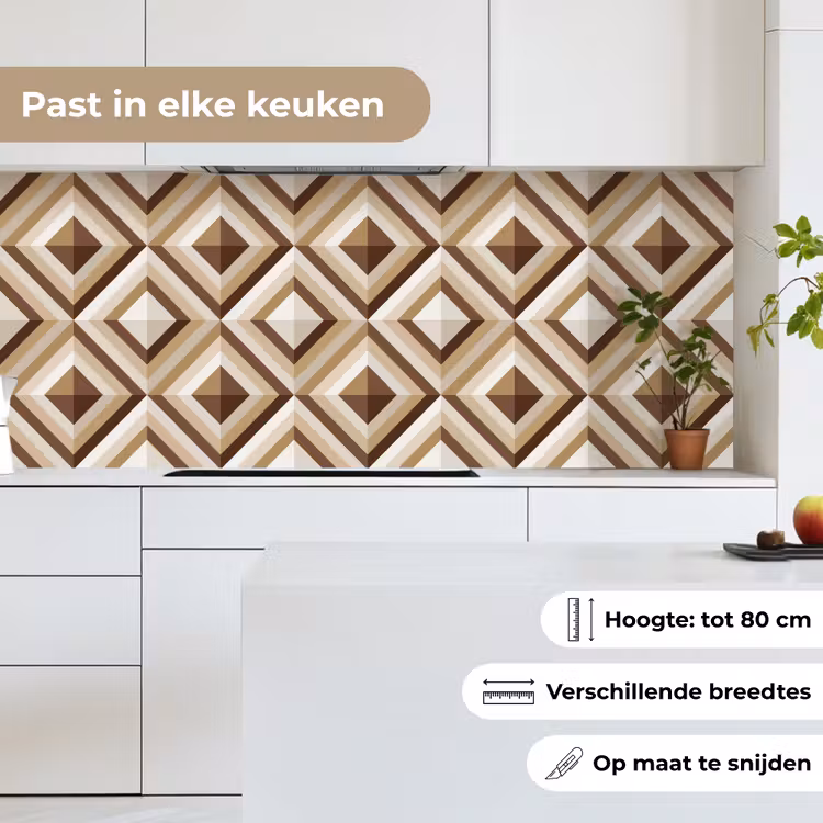 Retro - Ster - Design keuken achterwand 2 middel 871 -sfeer4_NL