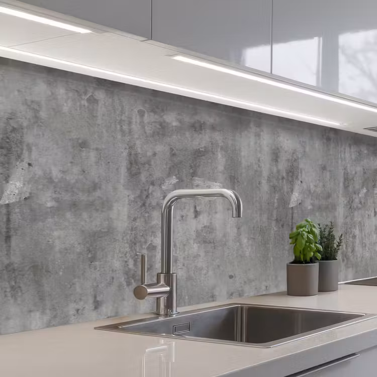 Roest - Beton - Patroon keuken achterwand 2 middel 871 -3d_schuin