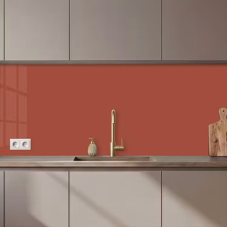 Rustic - Terracotta - Oranje keuken achterwand 2 middel 871 zz_3dshopping