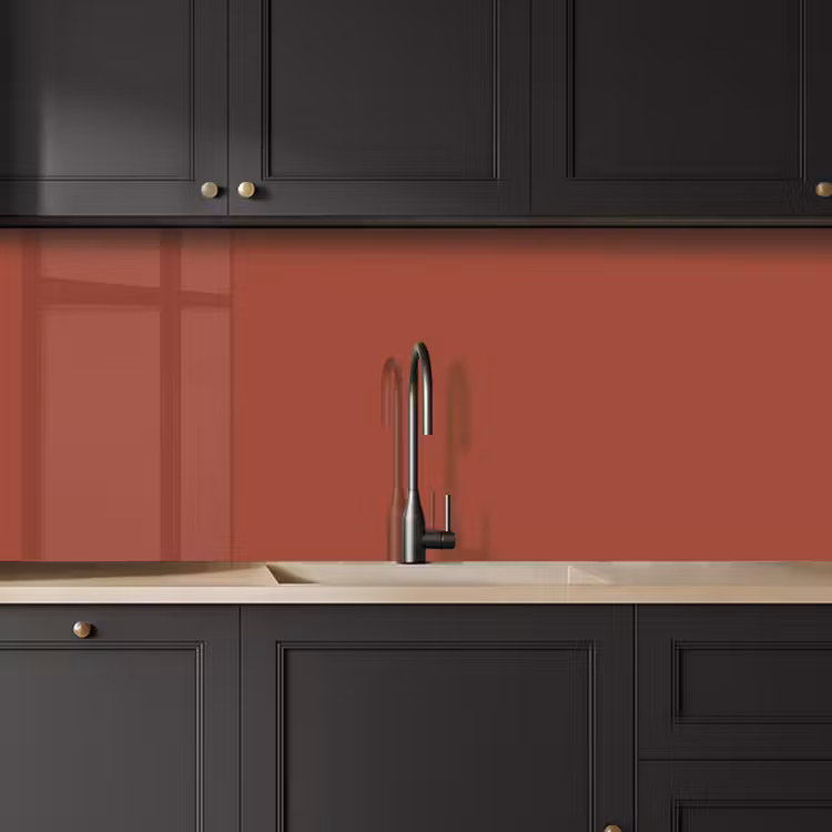 Rustic - Terracotta - Oranje keuken achterwand 2 middel 871 -sfeer1