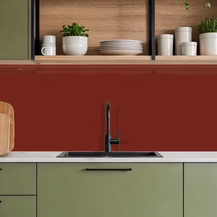 Rustic - Terracotta - Rood keuken achterwand 2 middel 871 -sfeer3