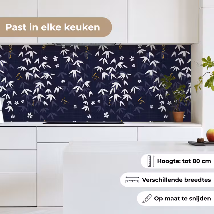 Sakura - Bloesem - Patroon - Japan keuken achterwand 2 middel 871 -sfeer4_NL
