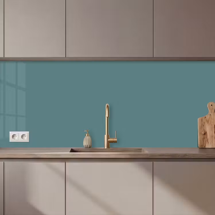Serene - Teal - Blauw keuken achterwand 2 middel 871 zz_3dshopping