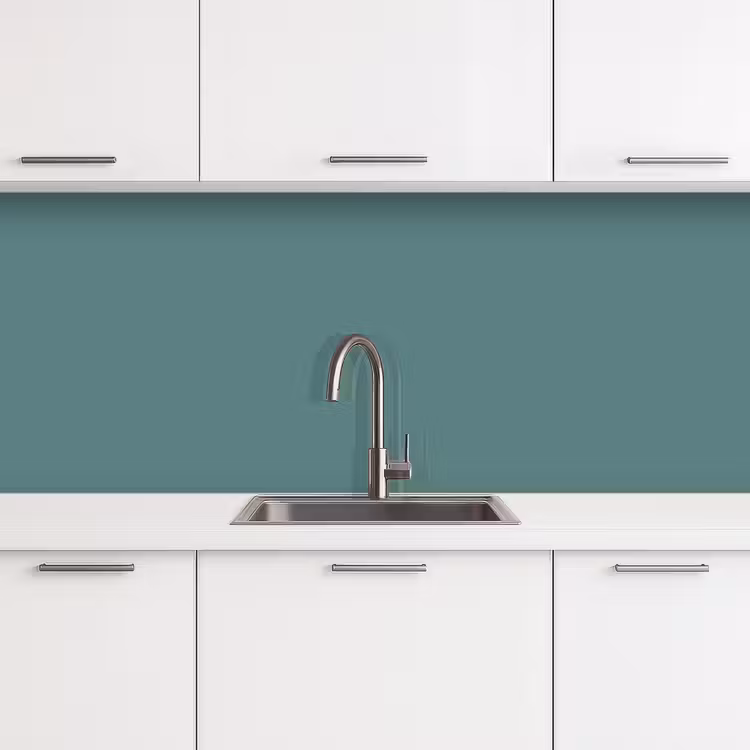 Serene - Teal - Blauw keuken achterwand 2 middel 871 -3d