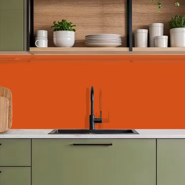 Sienna - Aarde - Kleuren - Effen keuken achterwand 2 middel 871 -sfeer3