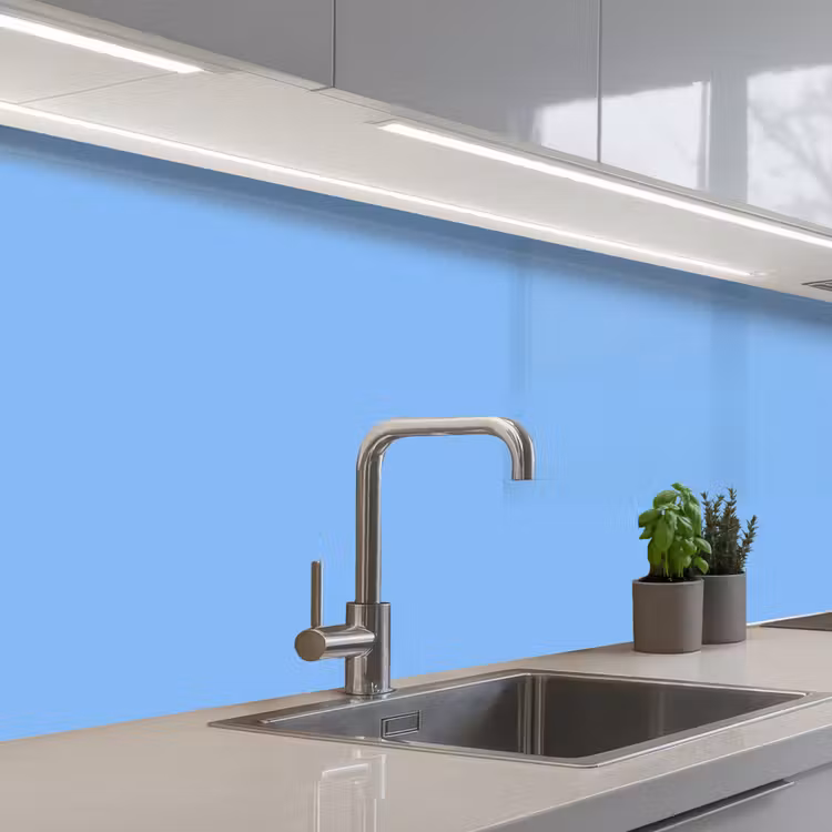 Sky - Glow - Blauw keuken achterwand 2 middel 871 -3d_schuin