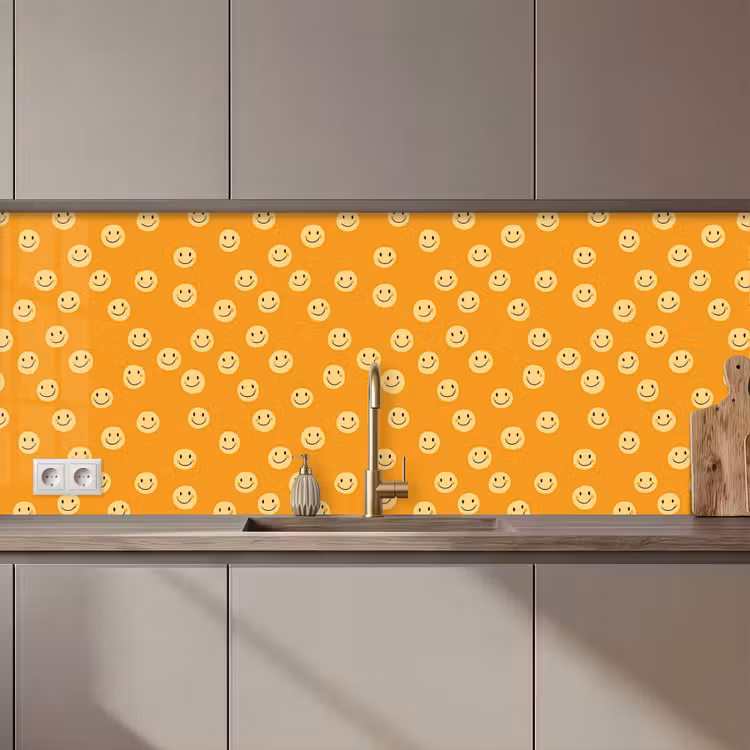 Smileys - Retro - Heel keuken achterwand 2 middel 871 zz_3dshopping