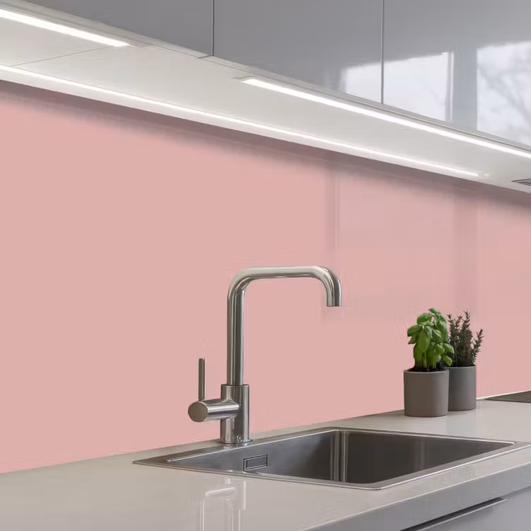 Soft - Blush - Roze keuken achterwand 2 middel 871 -3d_schuin