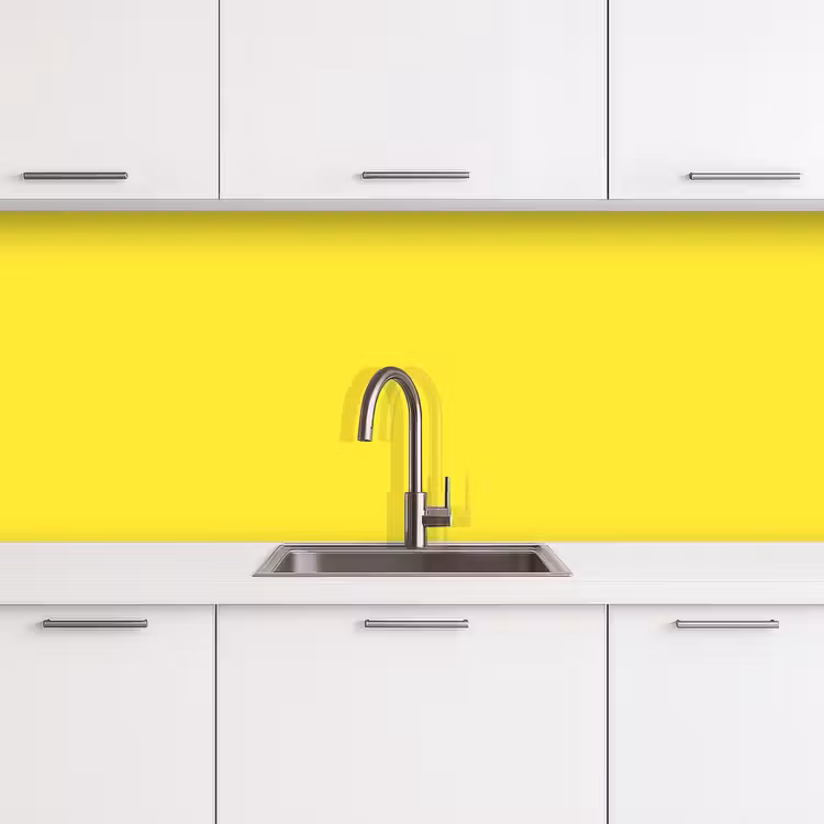 Soft - Custard - Geel keuken achterwand 2 middel 871 -3d