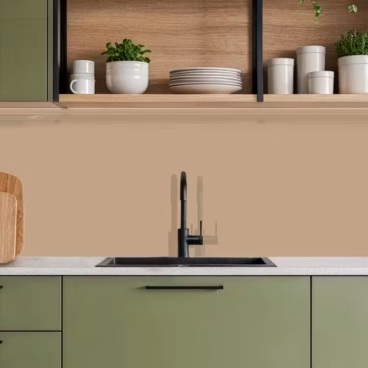 Soft - Taupe - Bruin keuken achterwand 2 middel 871 -sfeer3