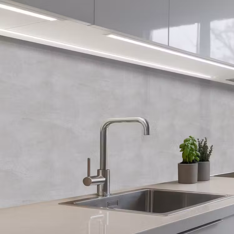 Steen - Patronen - Beton keuken achterwand 2 middel 871 -3d_schuin