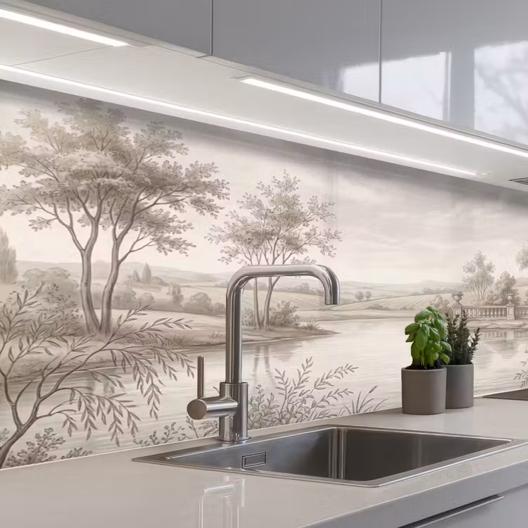 Terras - Water - Natuur - Landschap keuken achterwand 2 middel -3d_schuin