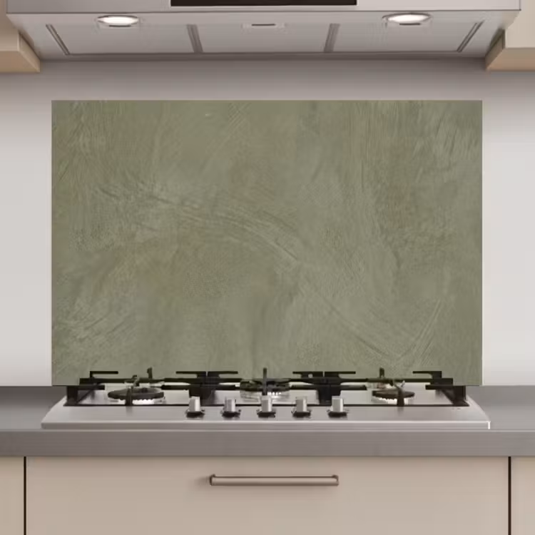Textuur - Betonlook - Achtergrond - Modern - Groen keuken achterwand spatscherm klein -3d_website