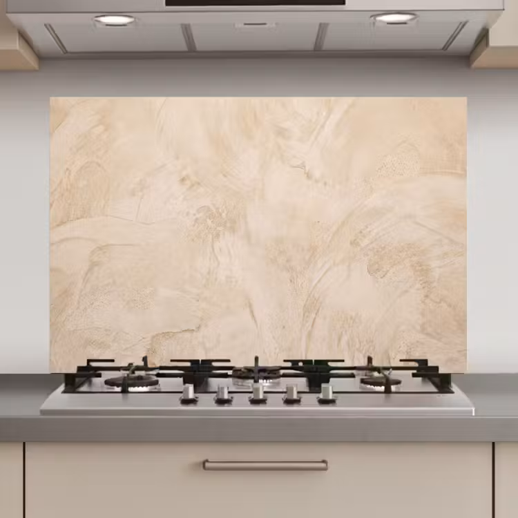 Textuur - Patroon - Abstract - Modern - Beige keuken achterwand spatscherm klein -3d_website