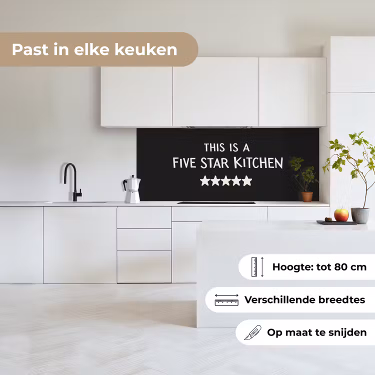 This is a five star kitchen keuken achterwand 2 middel -sfeer4_NL