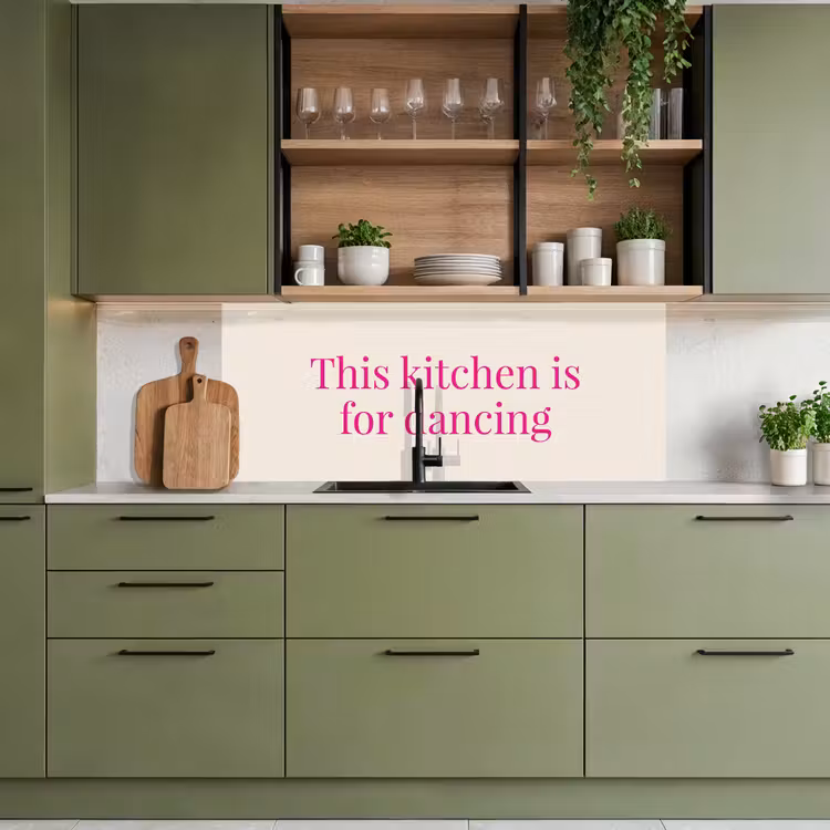 This kitchen is for dancing keuken achterwand 2 middel -sfeer3