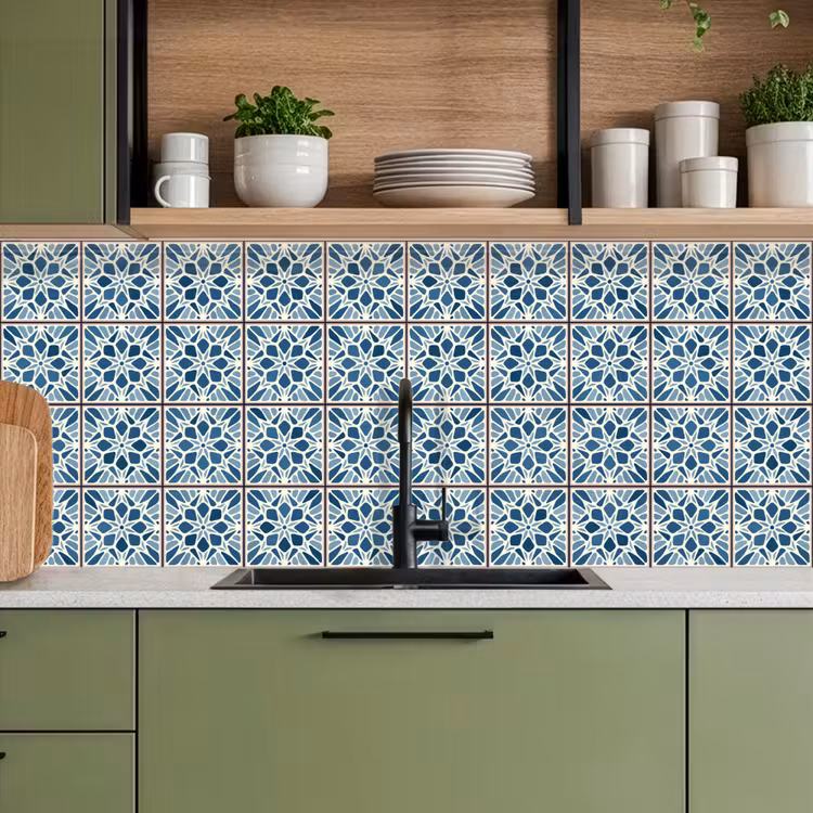 Tegel - Vintage - Patronen keuken achterwand 2 middel 871 -sfeer3