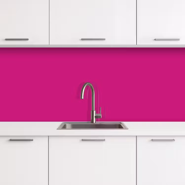Velvet - Magenta - Roze keuken achterwand 2 middel 871 -3d