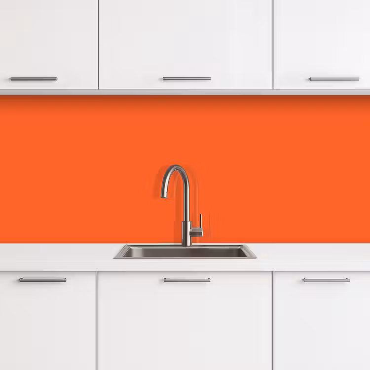 Vivid - Amber - Oranje keuken achterwand 2 middel 871 -3d