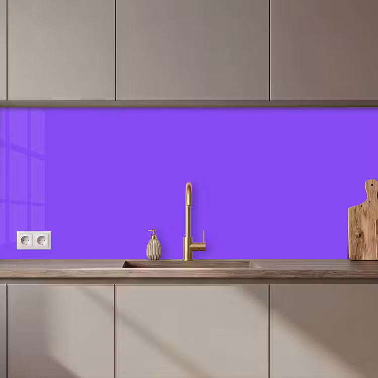 Vivid - Violet - Paars keuken achterwand 2 middel 871 zz_3dshopping