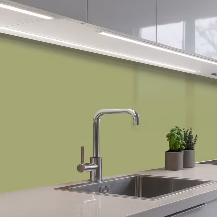 Whispering - Sage - Groen keuken achterwand 2 middel 871 -3d_schuin