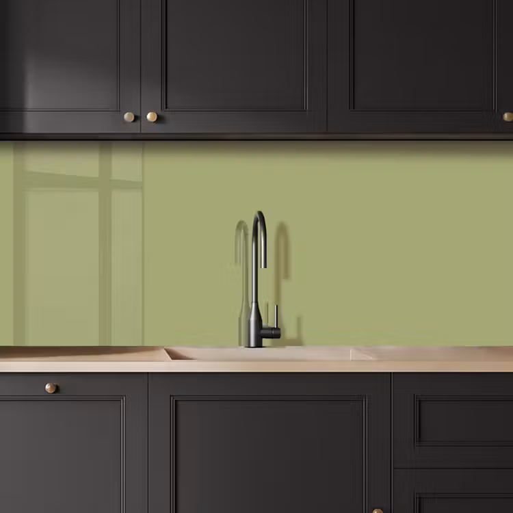 Whispering - Sage - Groen keuken achterwand 2 middel 871 -sfeer1