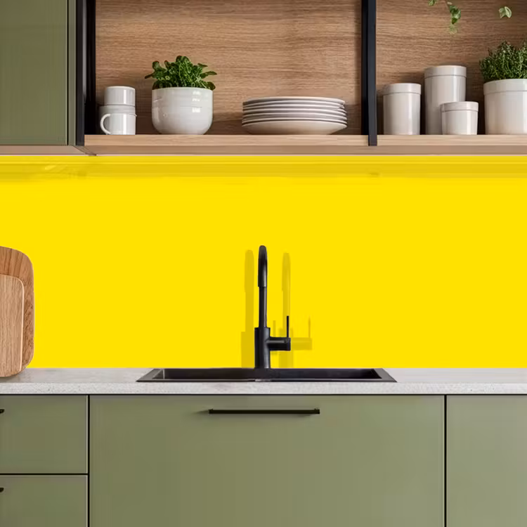 Geel - Citroen - Neon - Kleuren keuken achterwand 2 middel 871 -sfeer3