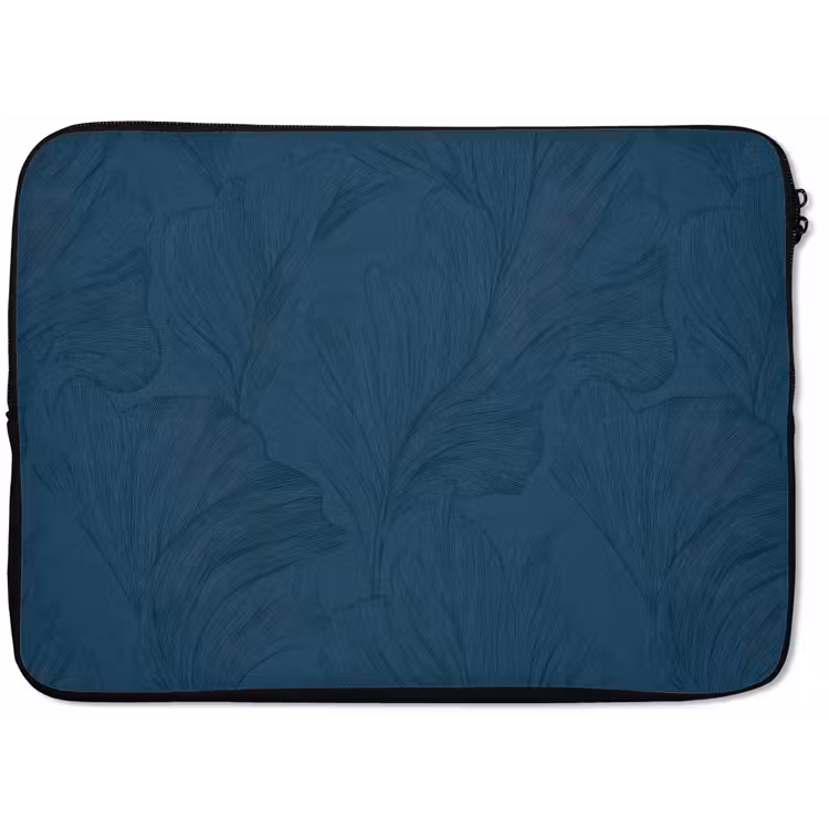 Abstract - Patroon - Donkerblauw - Elegant laptophoes neopreen klein 279 -zkaufland3dotto