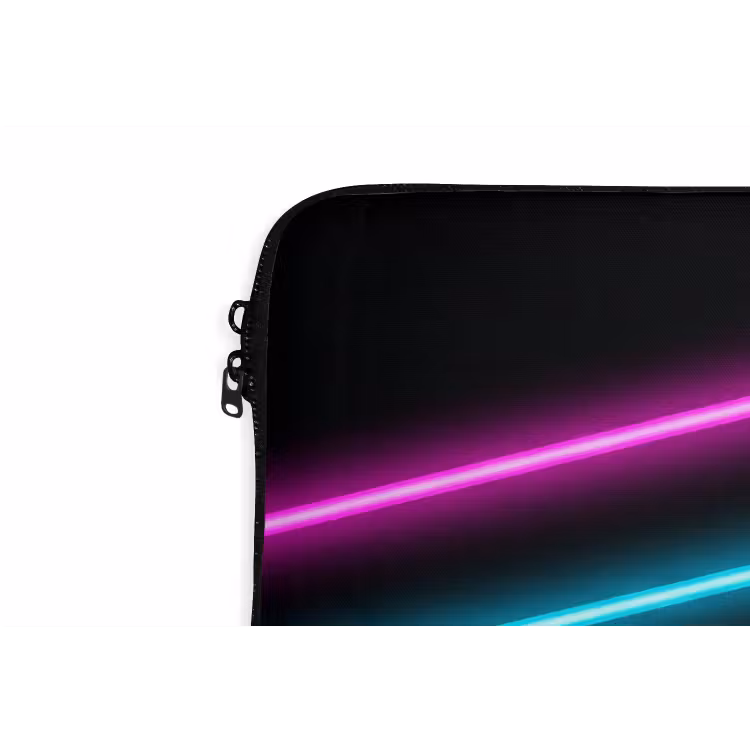 Esthetiek - Retro - Neon laptophoes neopreen klein -detail