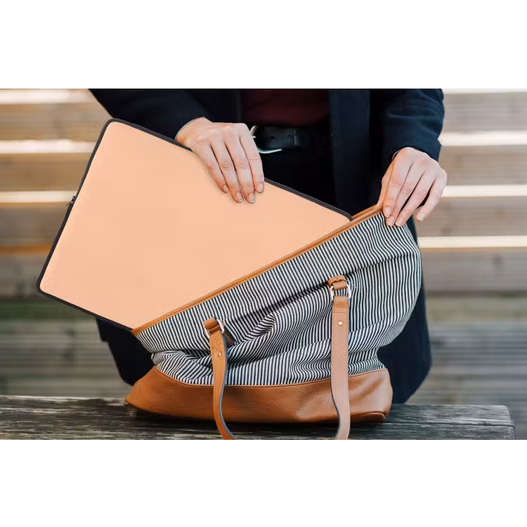 Apricot - Blush - Nude laptophoes neopreen klein 279 -tas