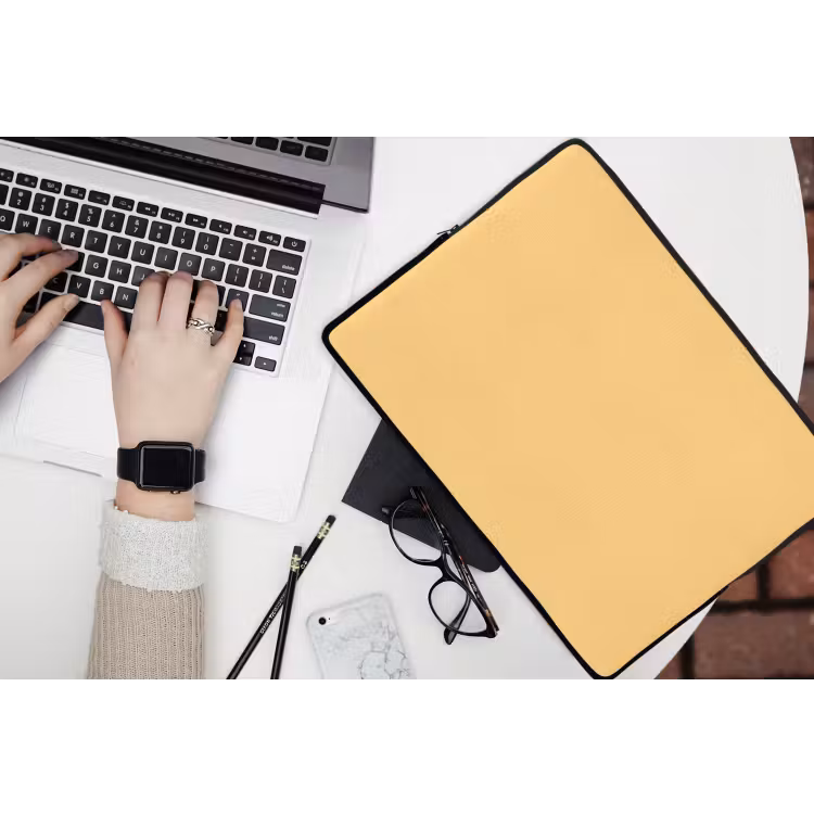 Apricot - Ice - Oranje laptophoes neopreen klein 279 -bureau
