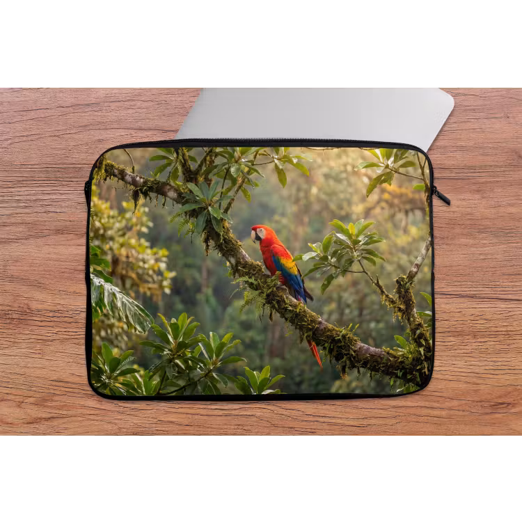 Ara - Jungle - Rood laptophoes neopreen klein -tafel
