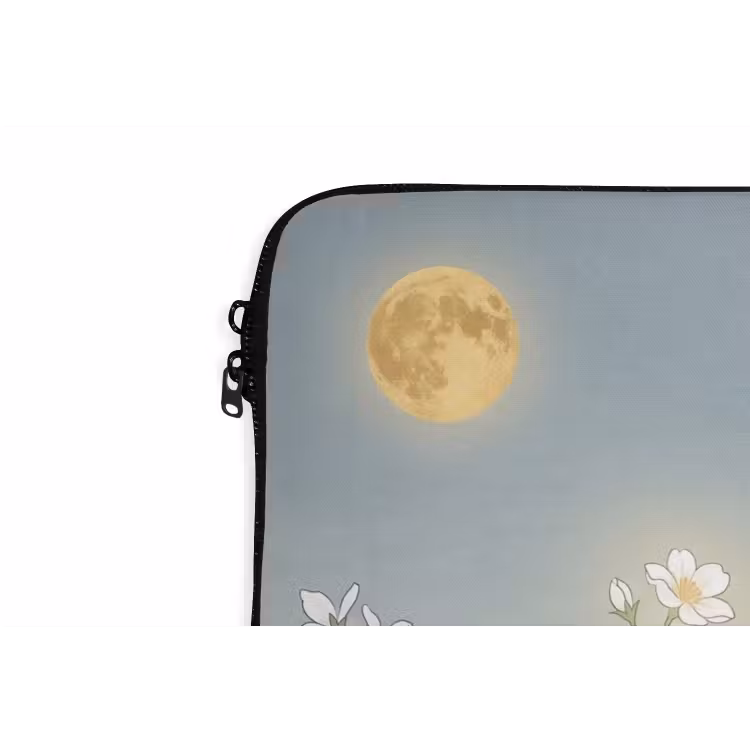 Aziatisch - Vrouw - Kimono laptophoes neopreen klein -detail