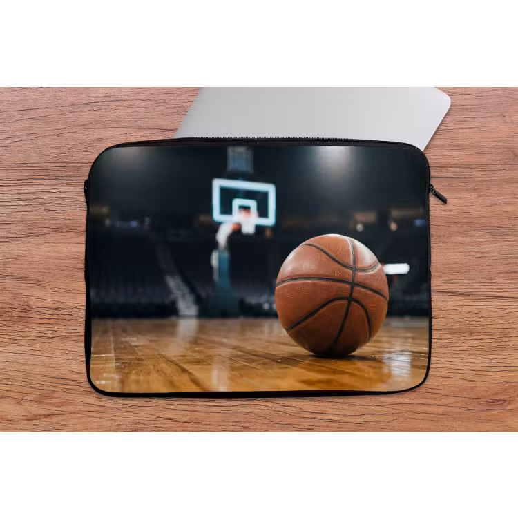 Basketbal - Arena - Sport laptophoes neopreen klein -tafel