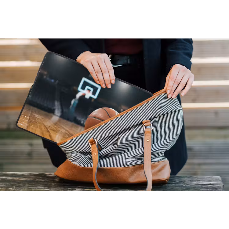 Basketbal - Arena - Sport laptophoes neopreen klein -tas