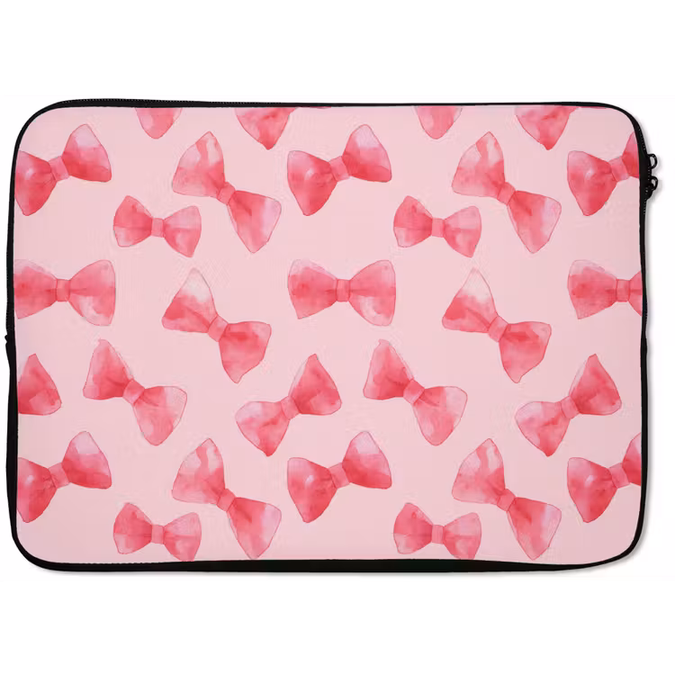 Strikken - Aquarel - Roze laptophoes neopreen klein 279 -zkaufland3dotto