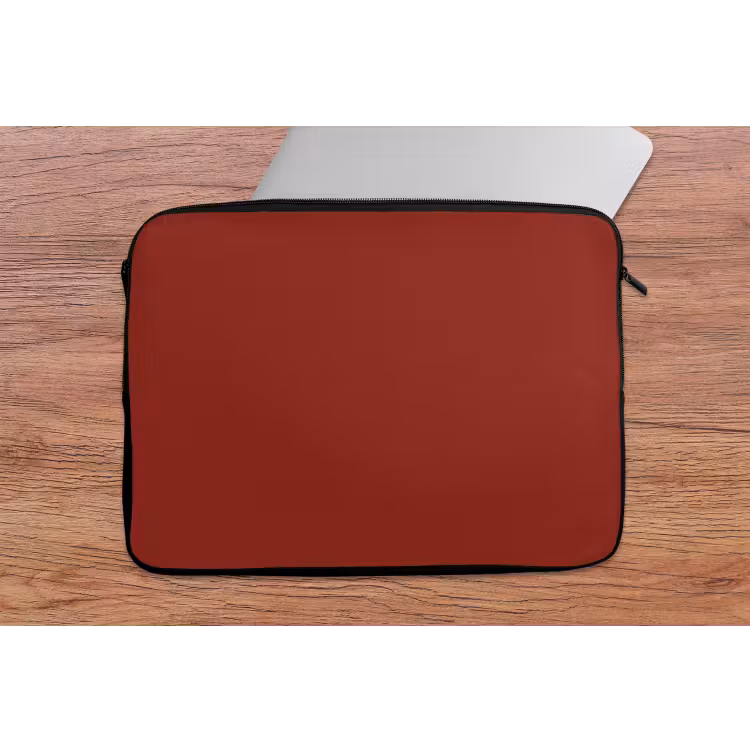 Burnt - Copper - Rood laptophoes neopreen klein 279 -tafel