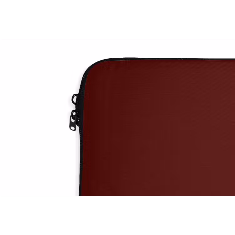Burnt - Mahogany - Rood laptophoes neopreen klein 279 -detail
