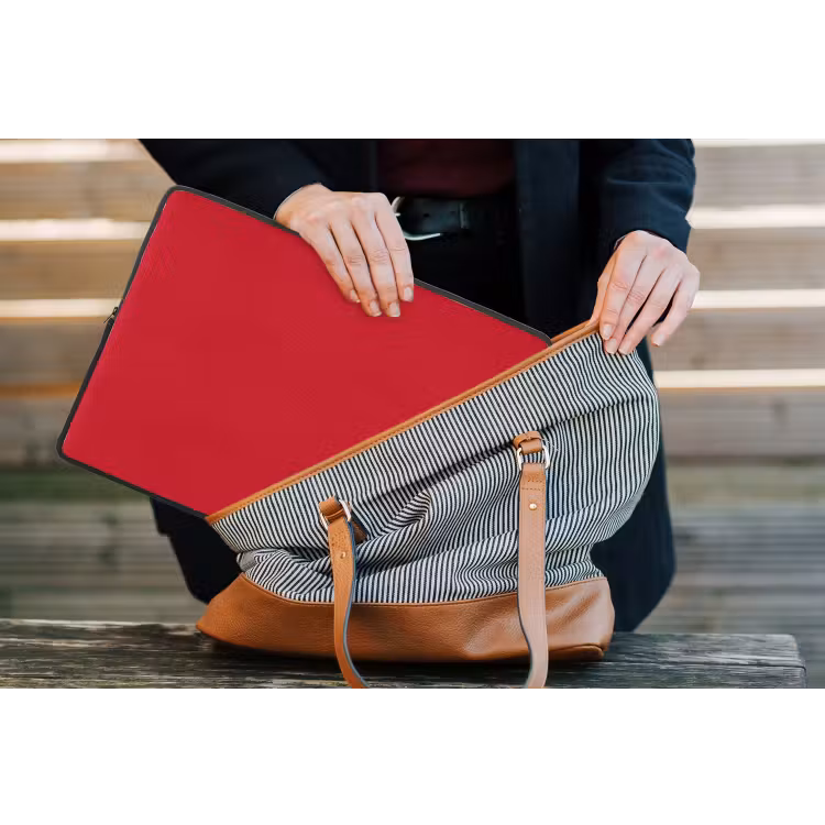 Crimson - Velvet - Rood laptophoes neopreen klein 279 -tas