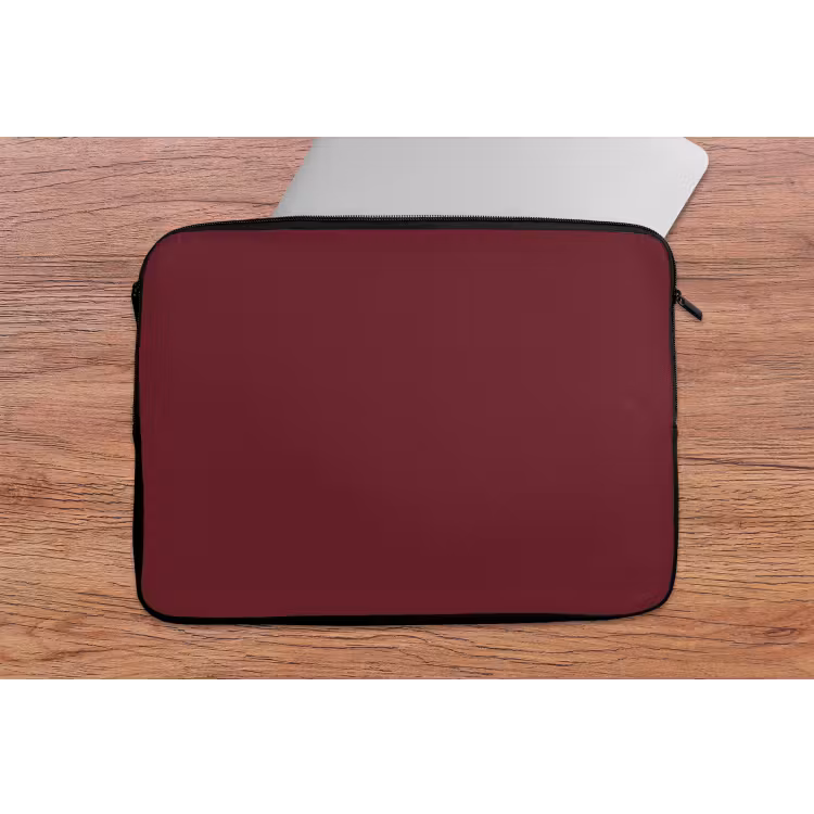 Dark - Garnet - Rood laptophoes neopreen klein 279 -tafel